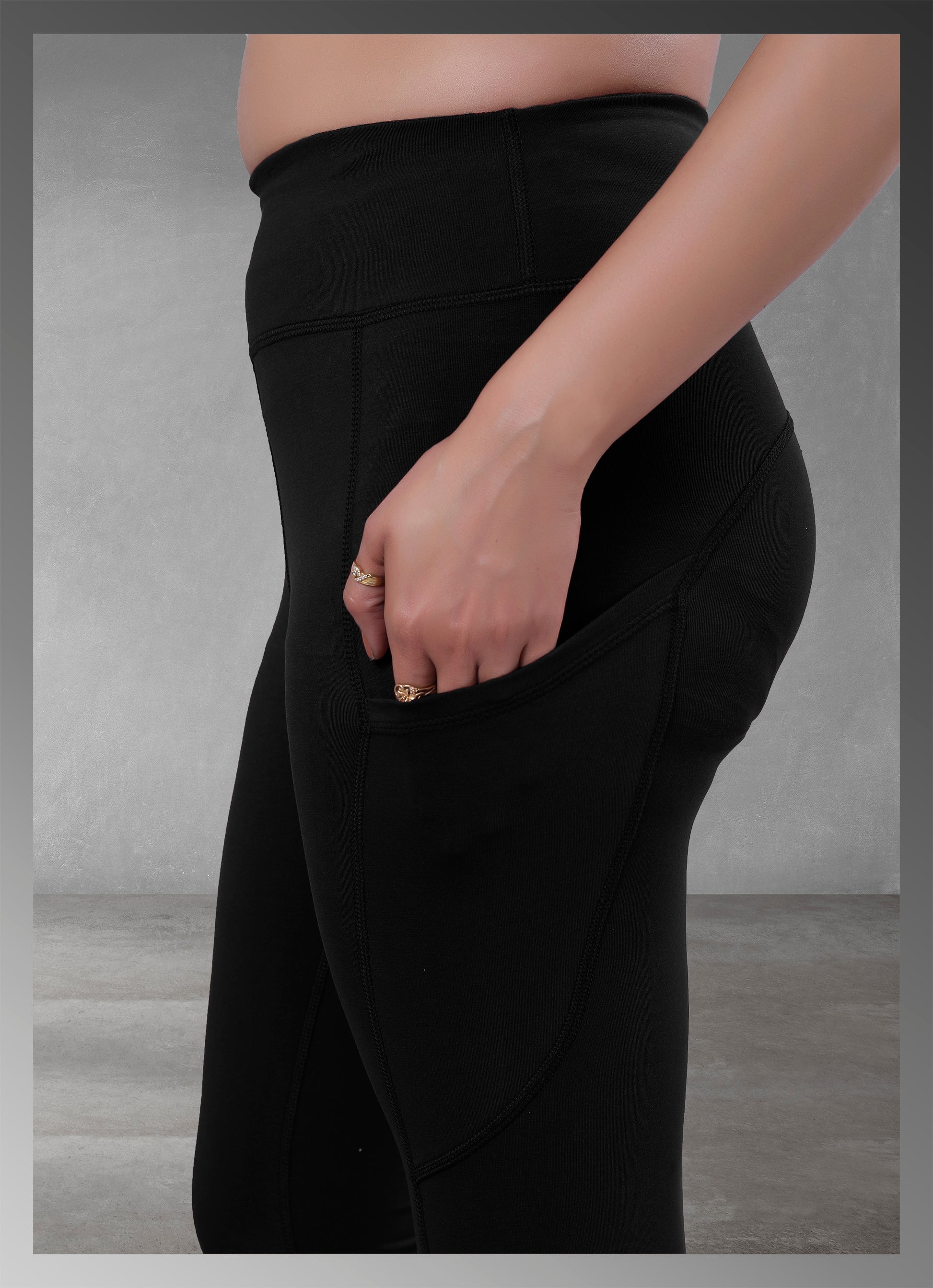 Buy Women's Classic Black Pocket Yoga Pants Online Shopping